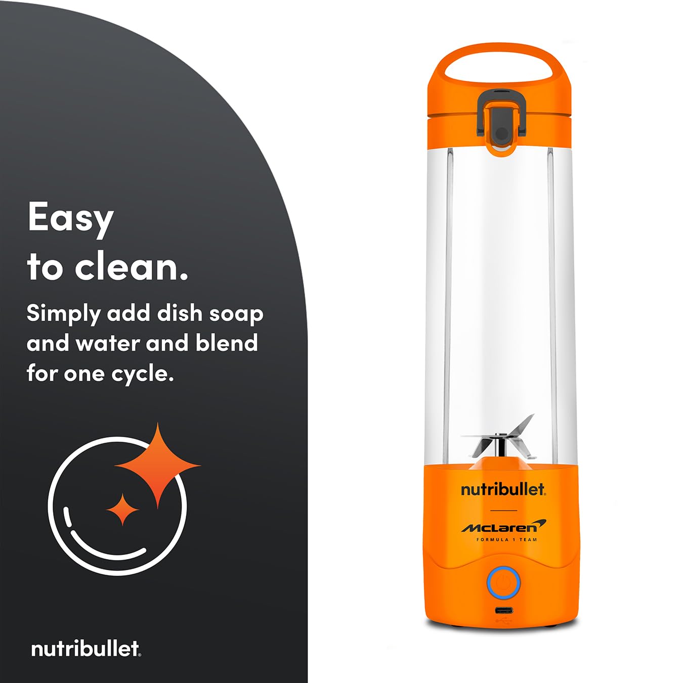 NutriBullet Portable Blender – McLaren Formula 1 Edition (Papaya)
